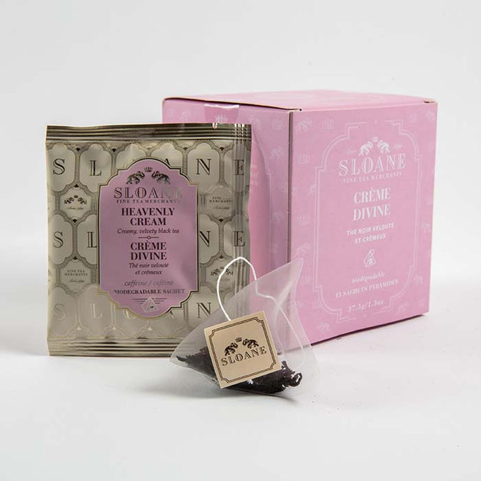 Tea Sachets Box — Heavenly Cream