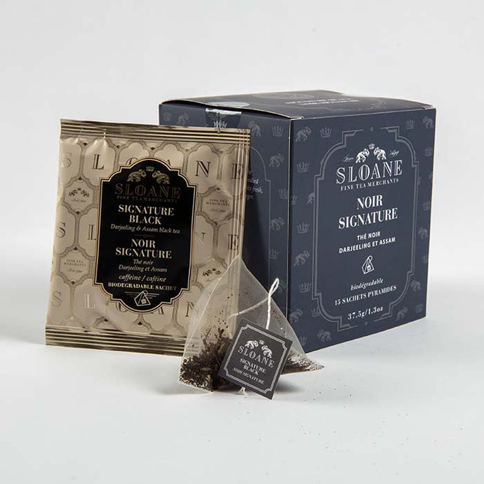 Tea Sachets Box — Signature Black