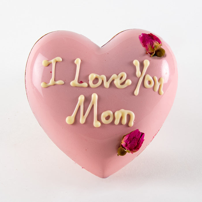 Belgian Chocolate Hollow Hearts — Pink Milk Chocolate