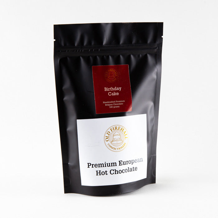 Premium European Hot Chocolate – Birthday Cake