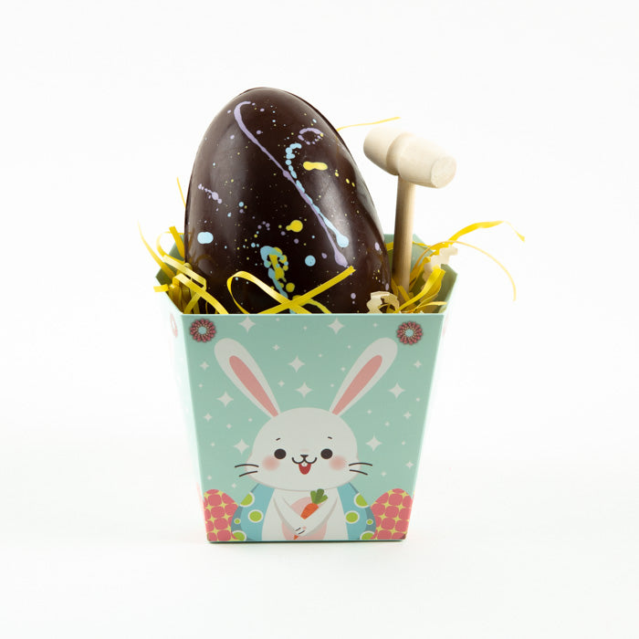 Belgian Chocolate Smash Easter Eggs — Vegan Dark Chocolate