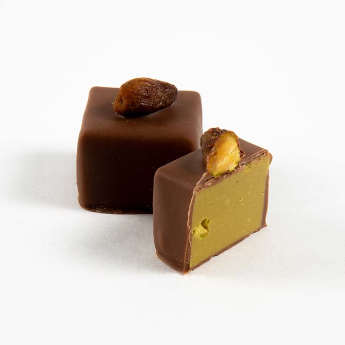 Pistachio Gianduja Truffles